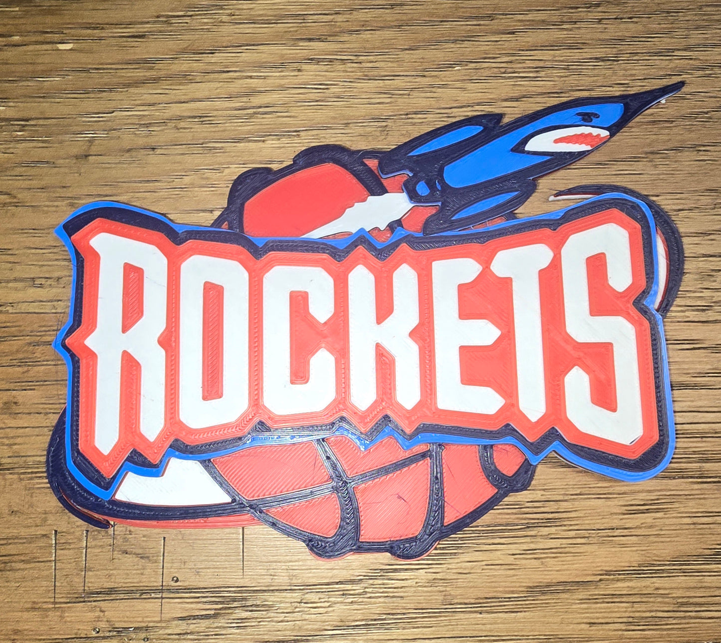 Houston Rockets Wall Art Logo