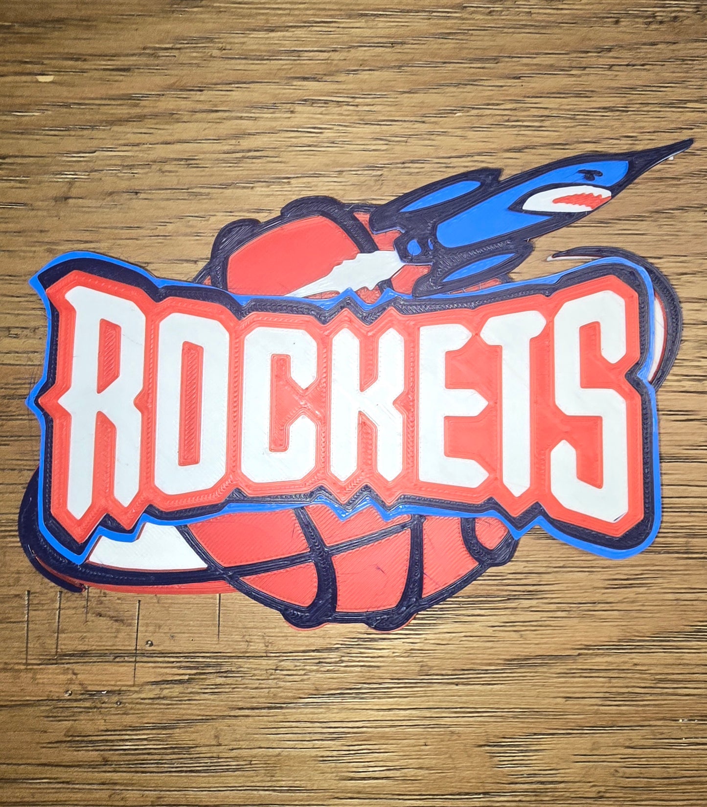 Houston Rockets Wall Art Logo