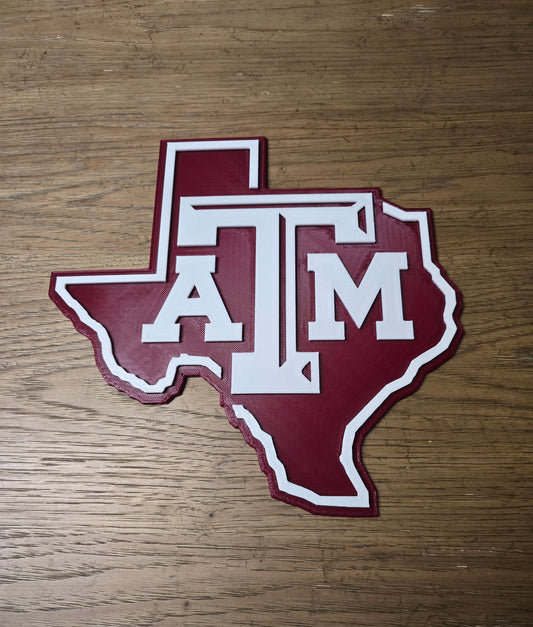 A&M University Wall Art Logo