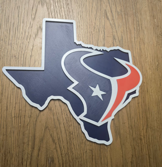 Houston Texans Logo Wall Art