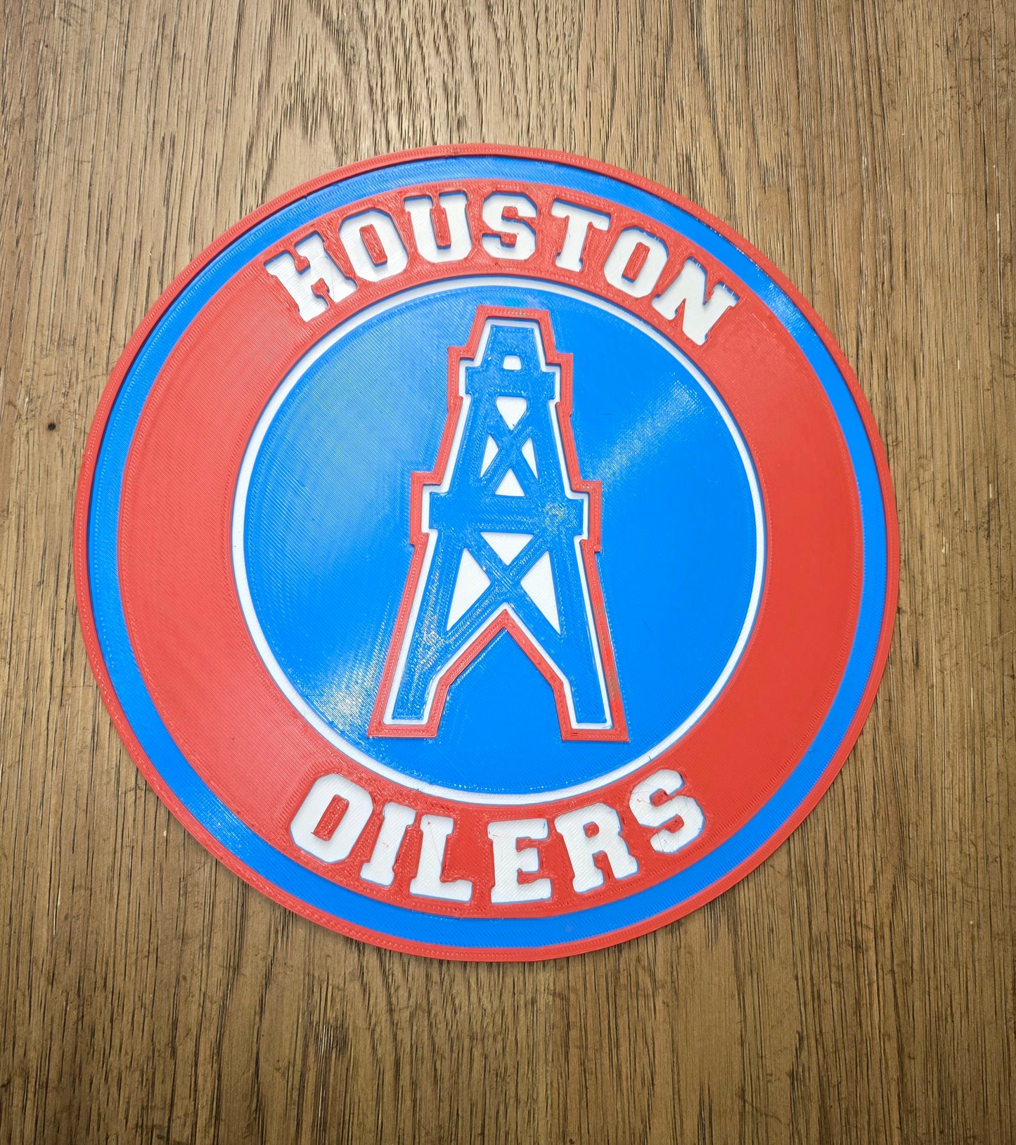 Houston Oilers Wall Art Logo