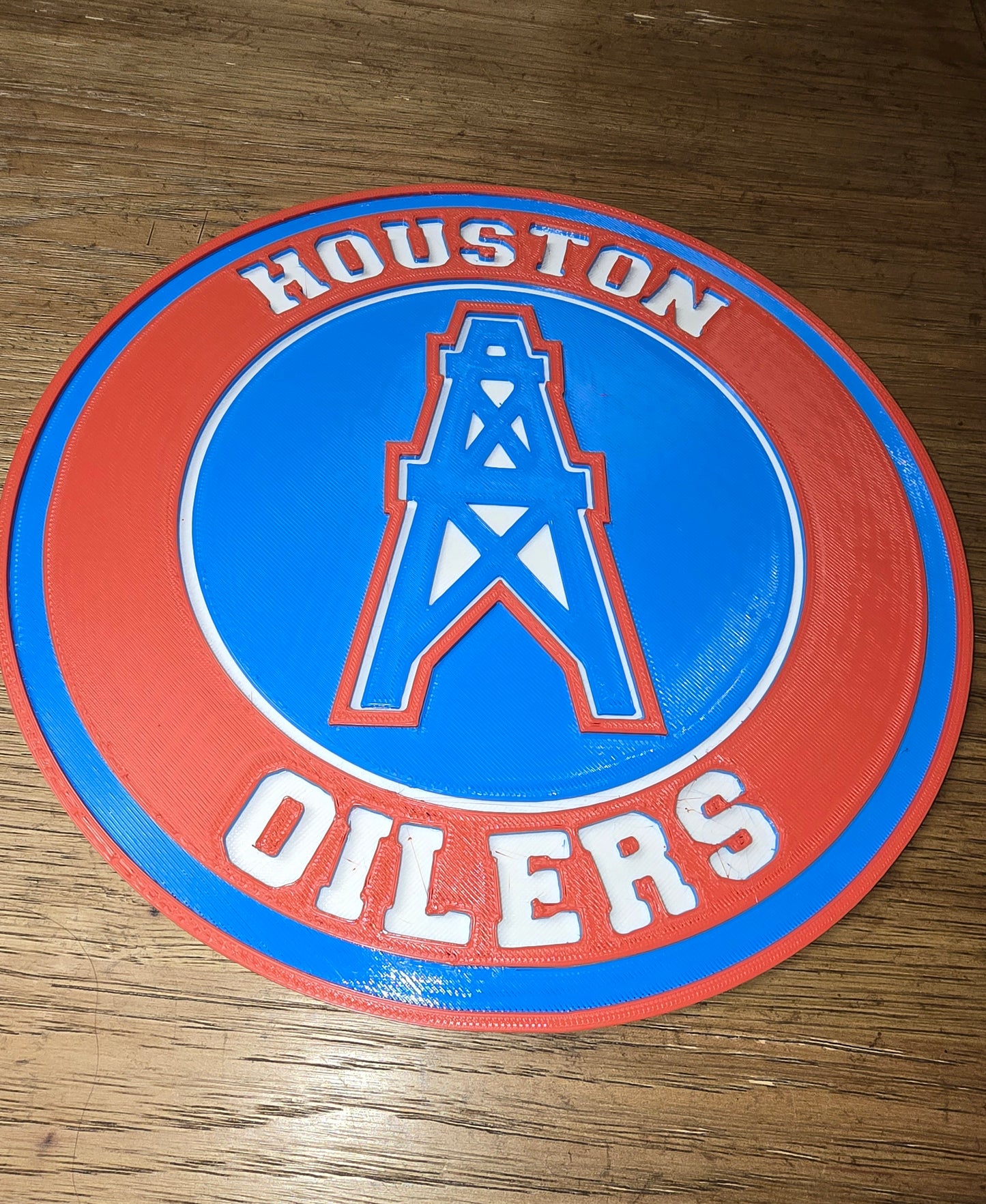 Houston Oilers Wall Art Logo