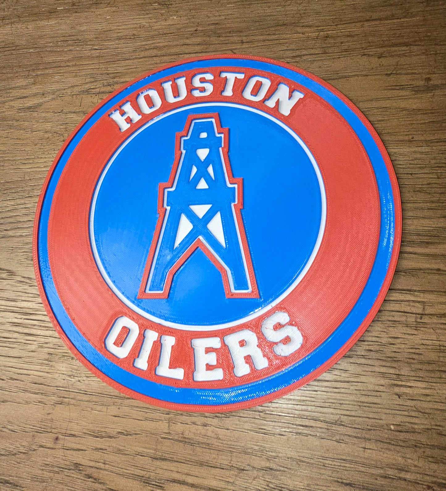 Houston Oilers Wall Art Logo