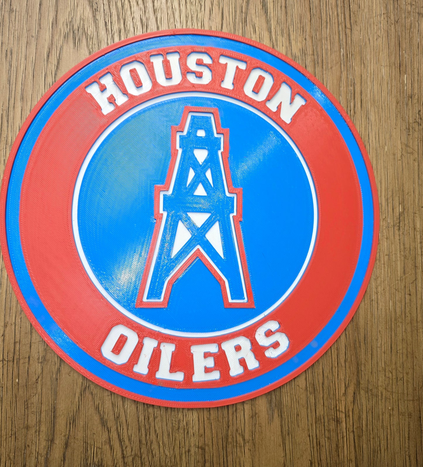 Houston Oilers Wall Art Logo