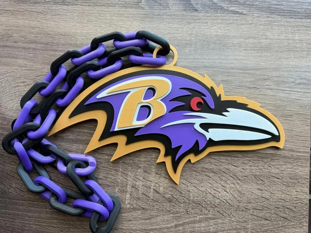 NFL Inspired Football Hype Chains – 3D Printed Fan Gear-- ALL 32 TEAMS