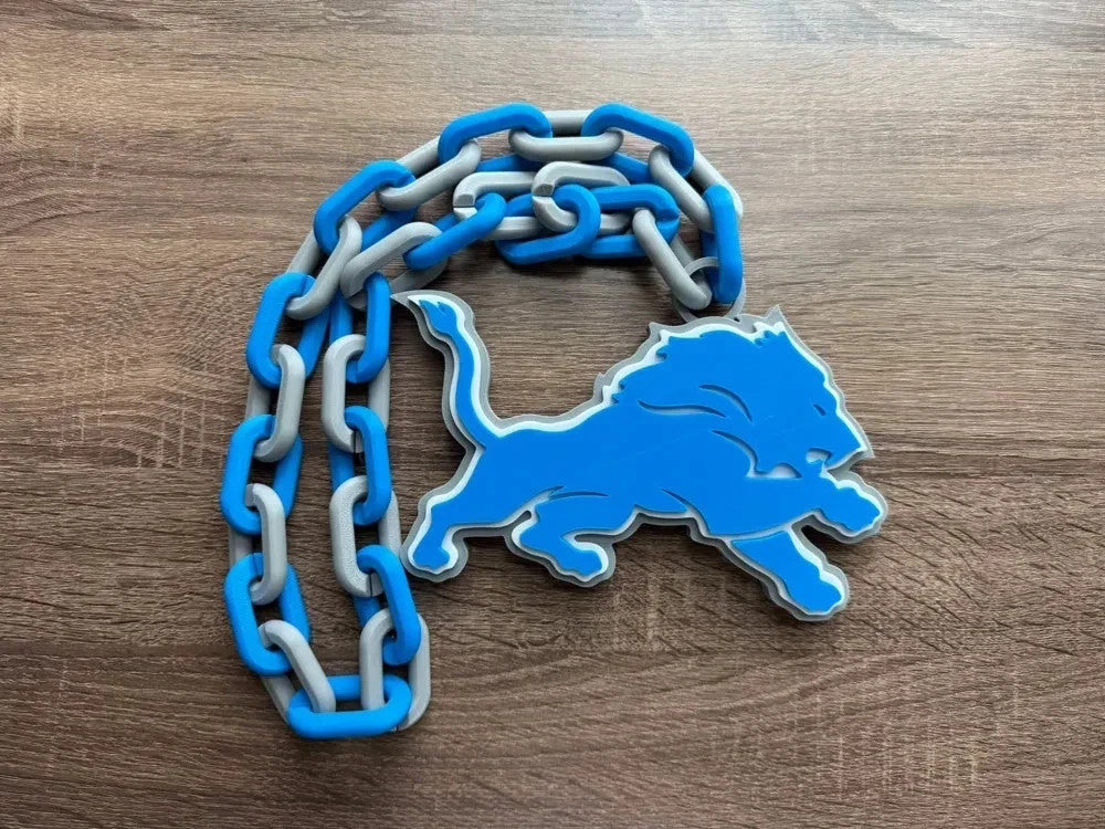 NFL Inspired Football Hype Chains – 3D Printed Fan Gear-- ALL 32 TEAMS