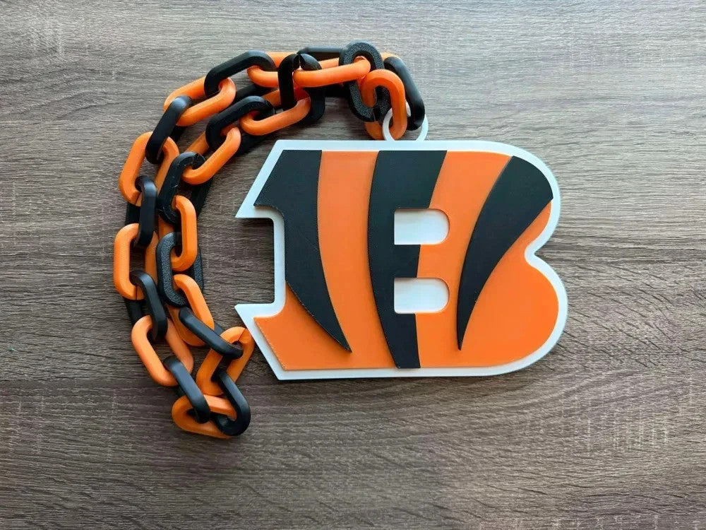 NFL Inspired Football Hype Chains – 3D Printed Fan Gear-- ALL 32 TEAMS