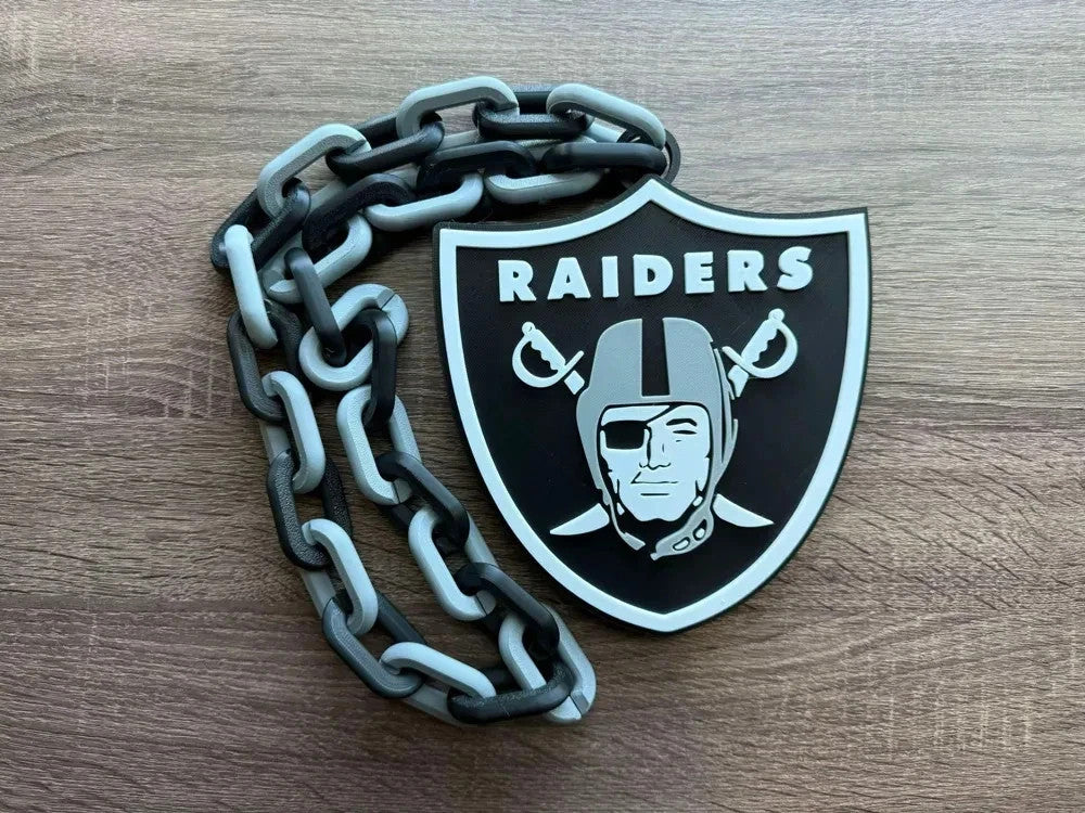 NFL Inspired Football Hype Chains – 3D Printed Fan Gear-- ALL 32 TEAMS