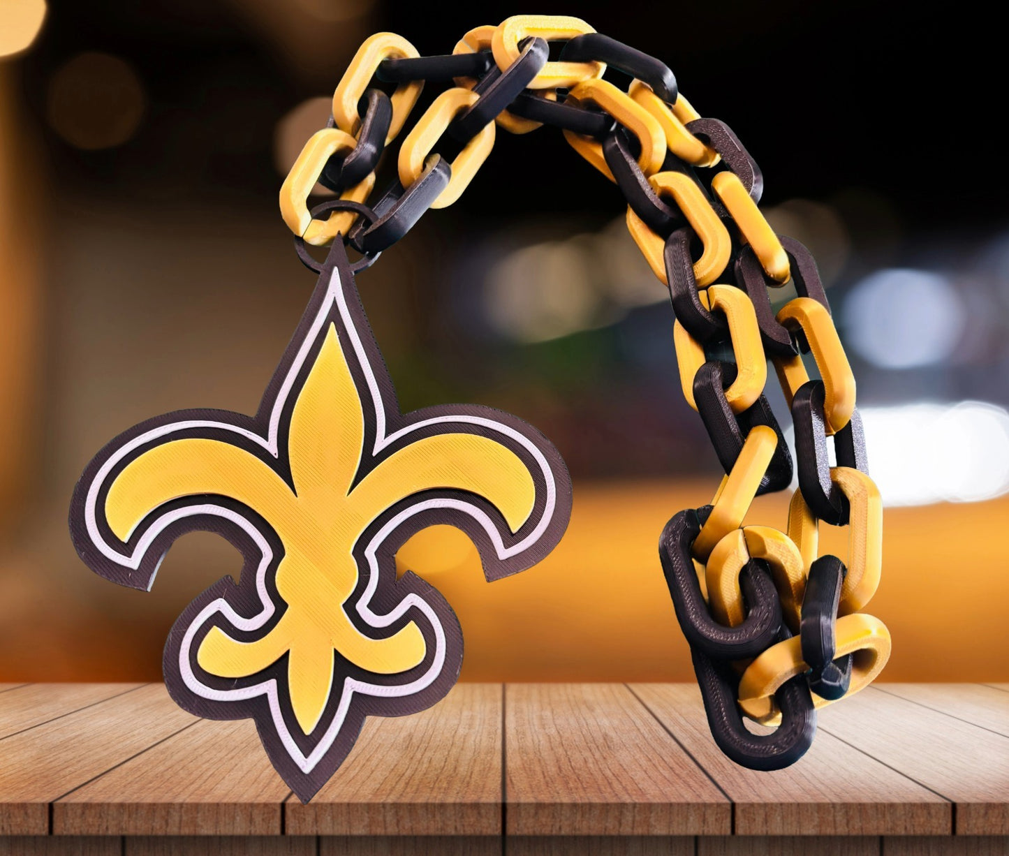 NFL Inspired Football Hype Chains – 3D Printed Fan Gear-- ALL 32 TEAMS