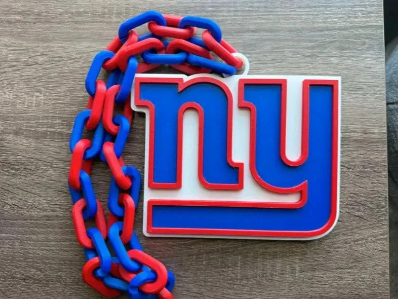 NFL Inspired Football Hype Chains – 3D Printed Fan Gear-- ALL 32 TEAMS