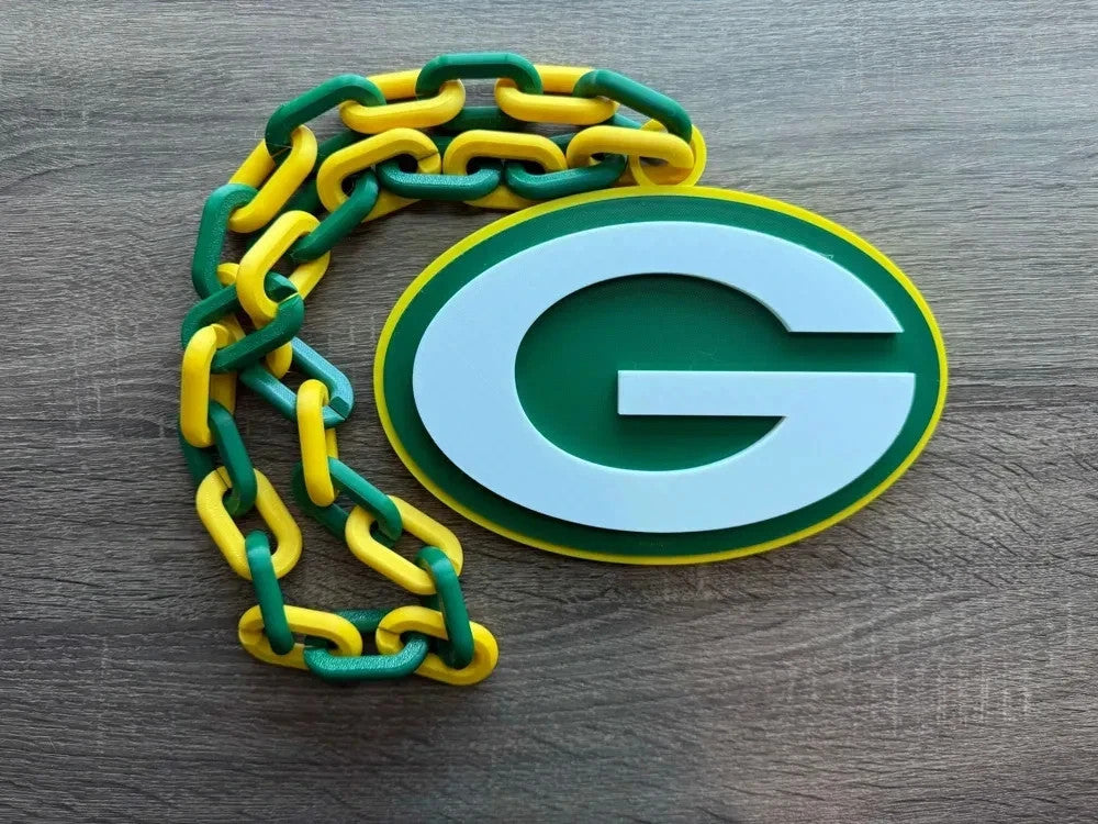 NFL Inspired Football Hype Chains – 3D Printed Fan Gear-- ALL 32 TEAMS