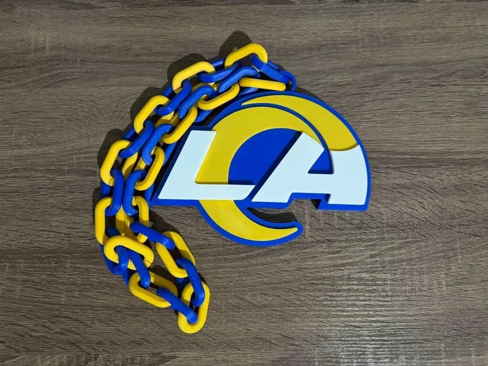 NFL Inspired Football Hype Chains – 3D Printed Fan Gear-- ALL 32 TEAMS