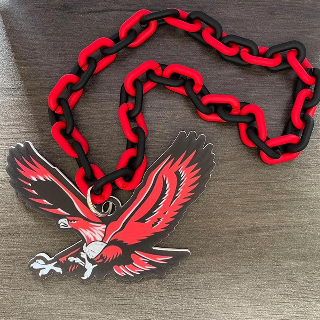 Custom 3D Printed Oversized Sports Fan Chains