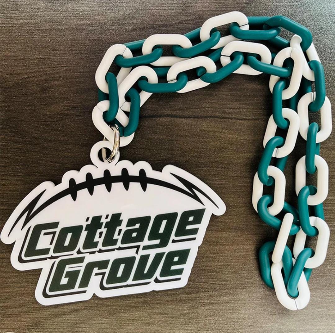 Custom 3D Printed Oversized Sports Fan Chains