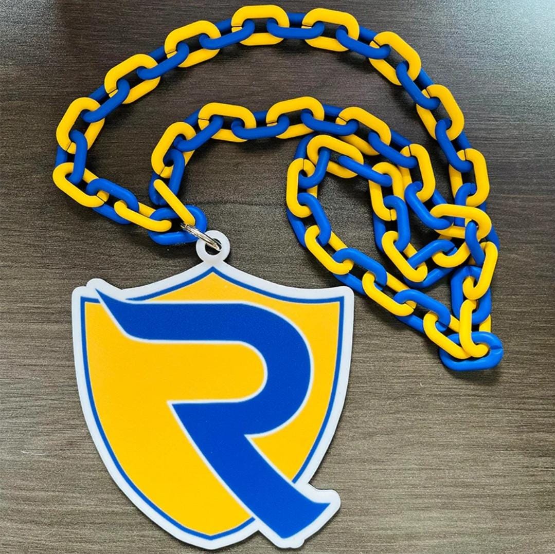 Custom 3D Printed Oversized Sports Fan Chains