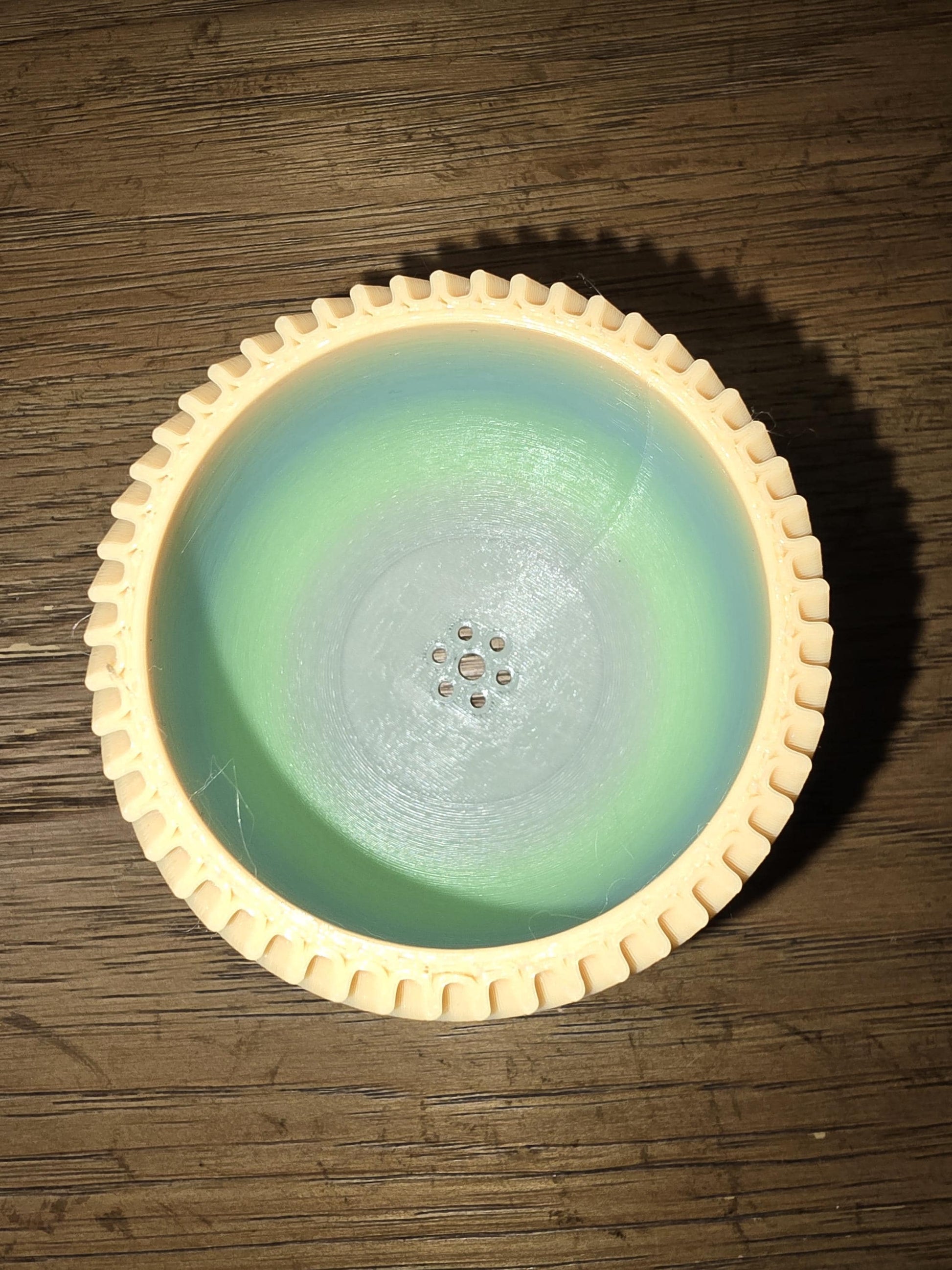 Rainbow Glow in the Dark Vase 3D Printed Decoration