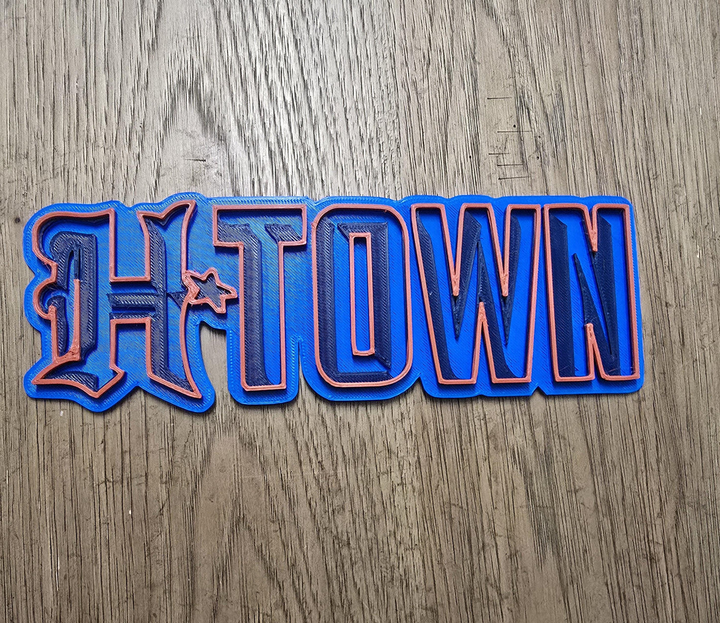 HTOWN Custom Houston ART - 3D Custom Wall Art