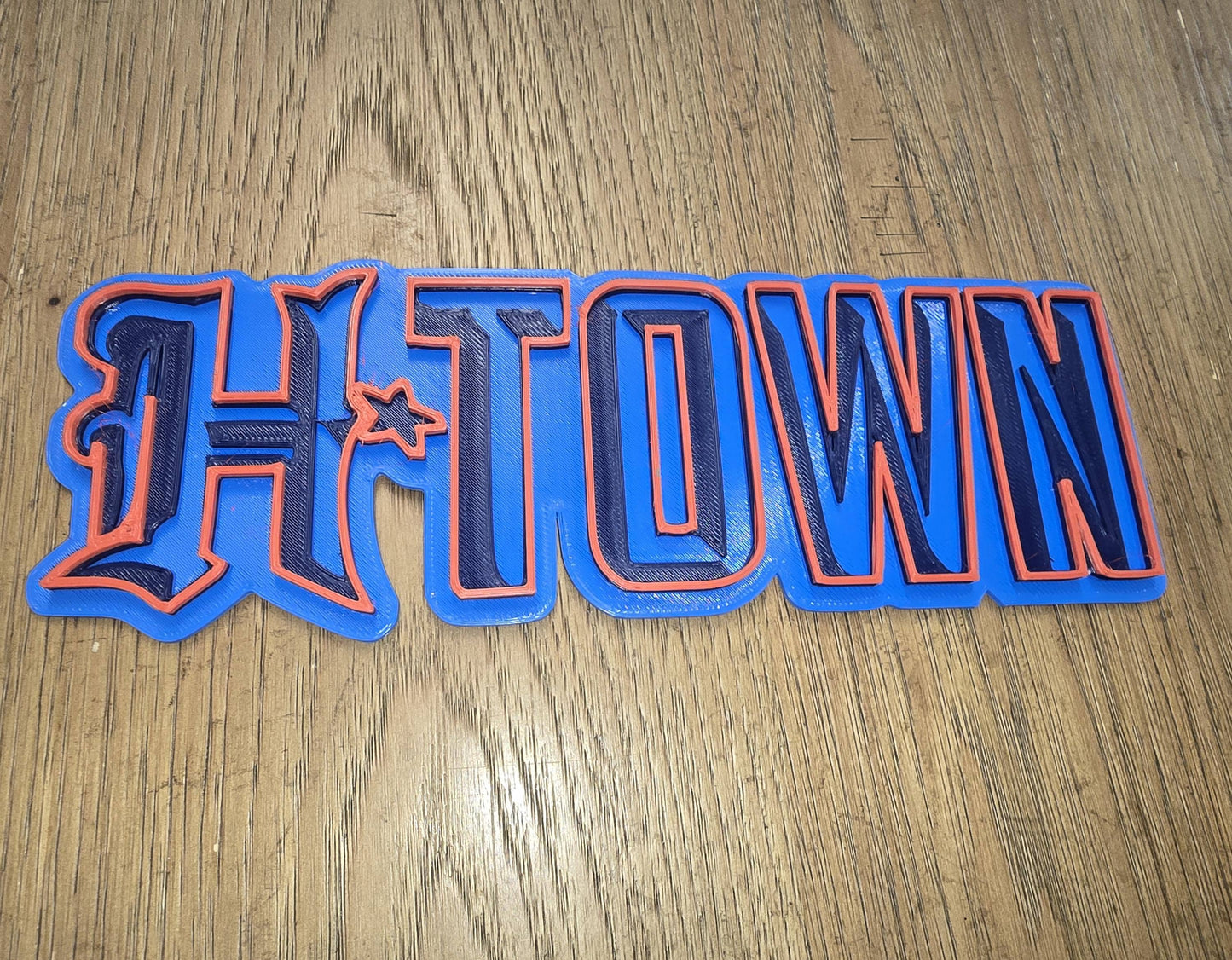 HTOWN Custom Houston ART - 3D Custom Wall Art