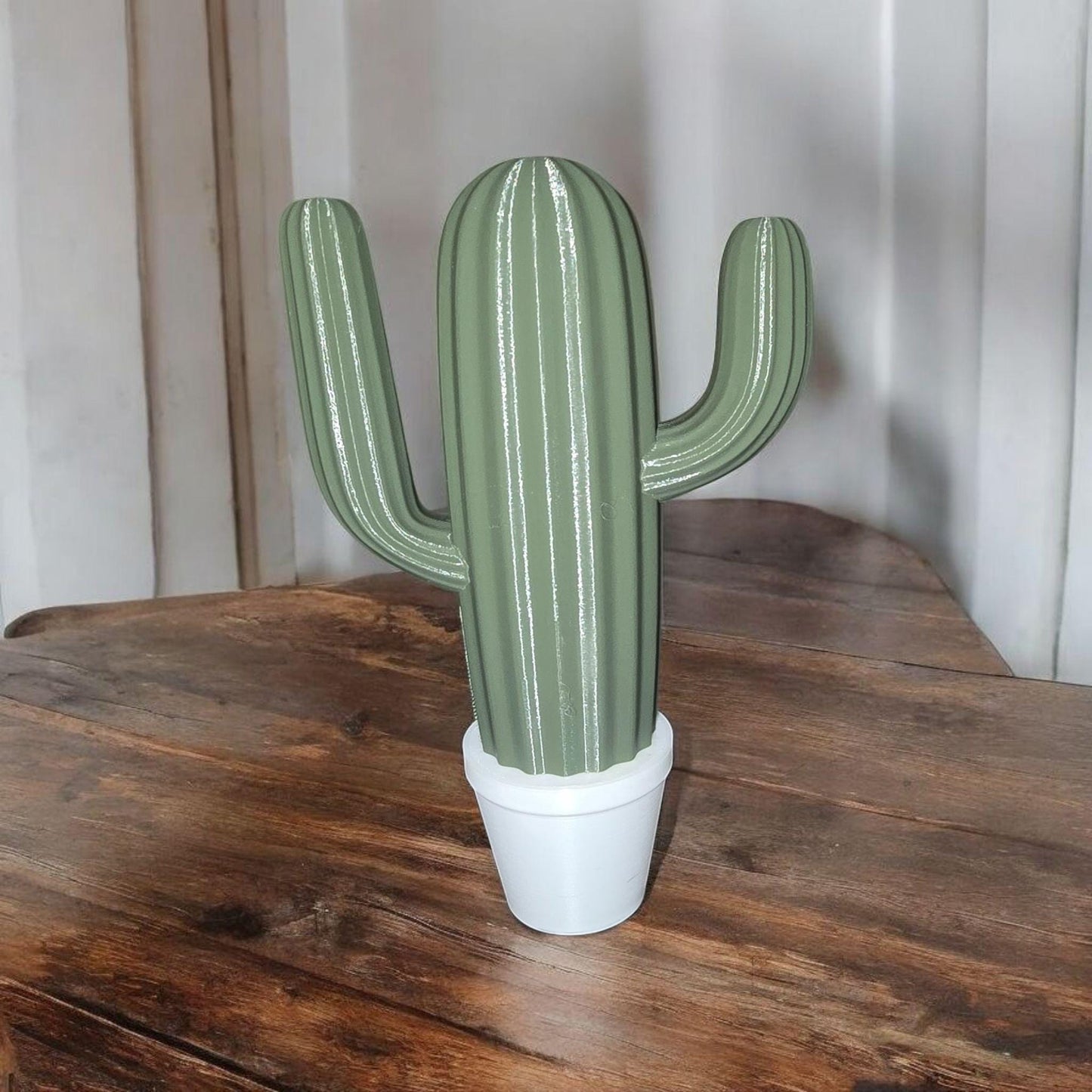 Plastic First Rodeo Party Decorations 3D Printed Custom Horseshoe Sign with Cacti and Boot Decorations