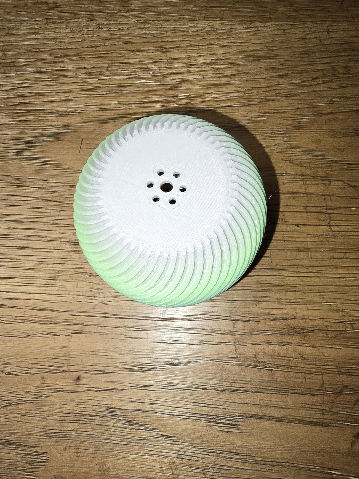 Rainbow Glow in the Dark Vase 3D Printed Decoration