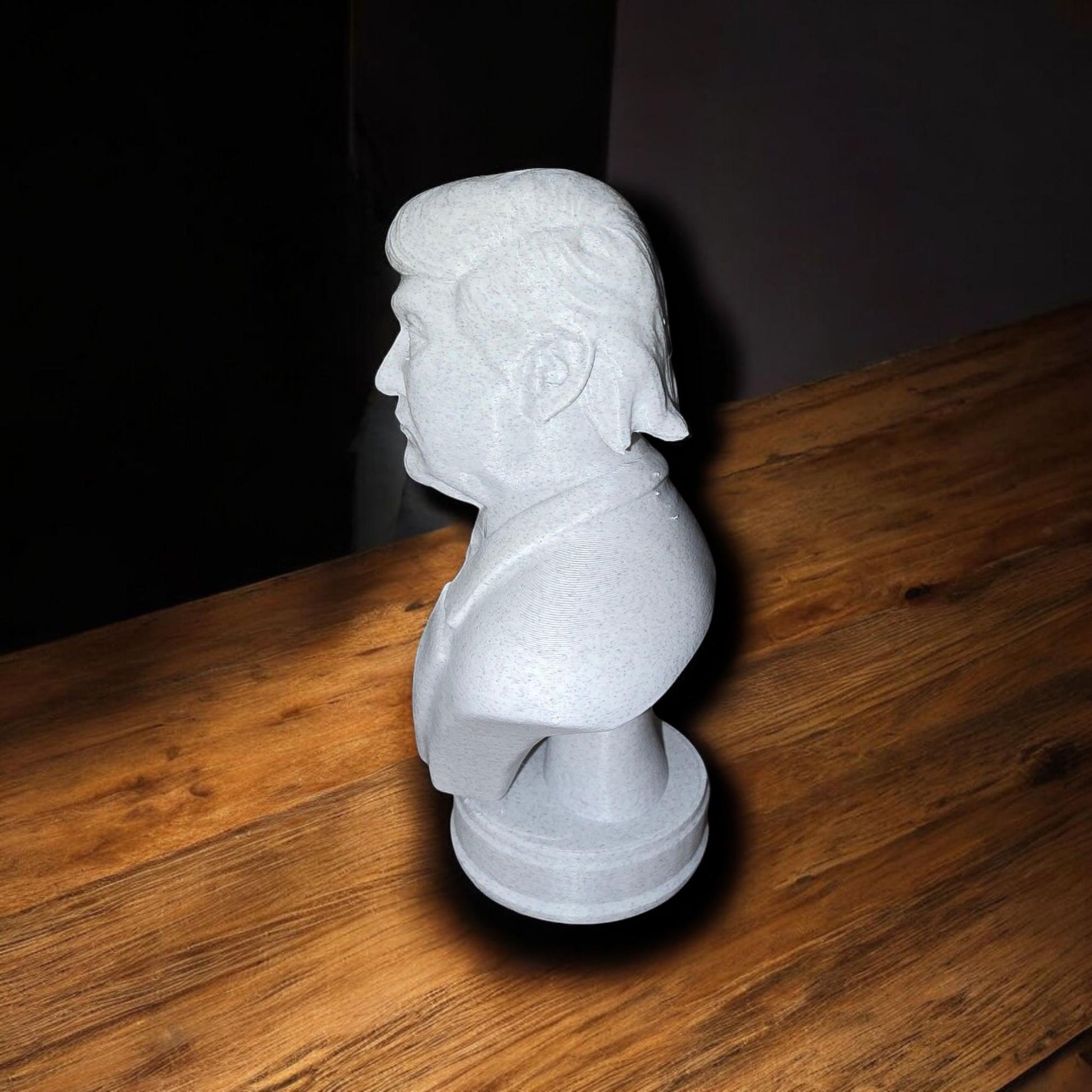 Donald Trump Bust Statue 3D Printed