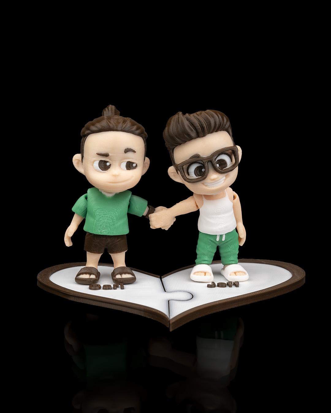 Custom Avatar - Custom Mini Me 3D Printed Avatar – Personalized Figurine Based on Your Photo – Unique Gift
