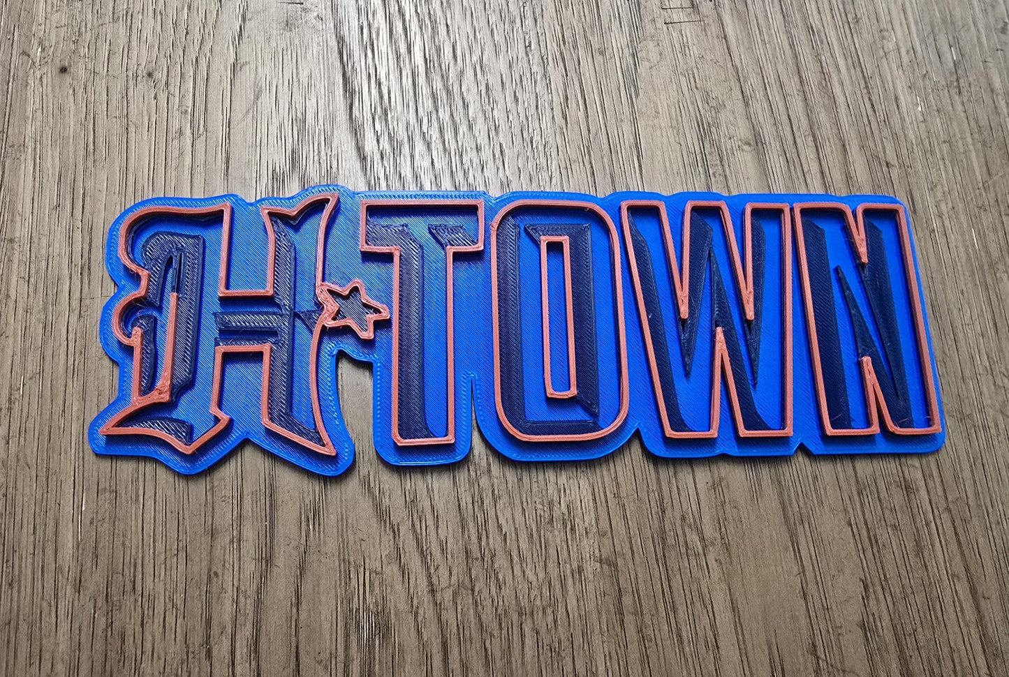 HTOWN Custom Houston ART - 3D Custom Wall Art