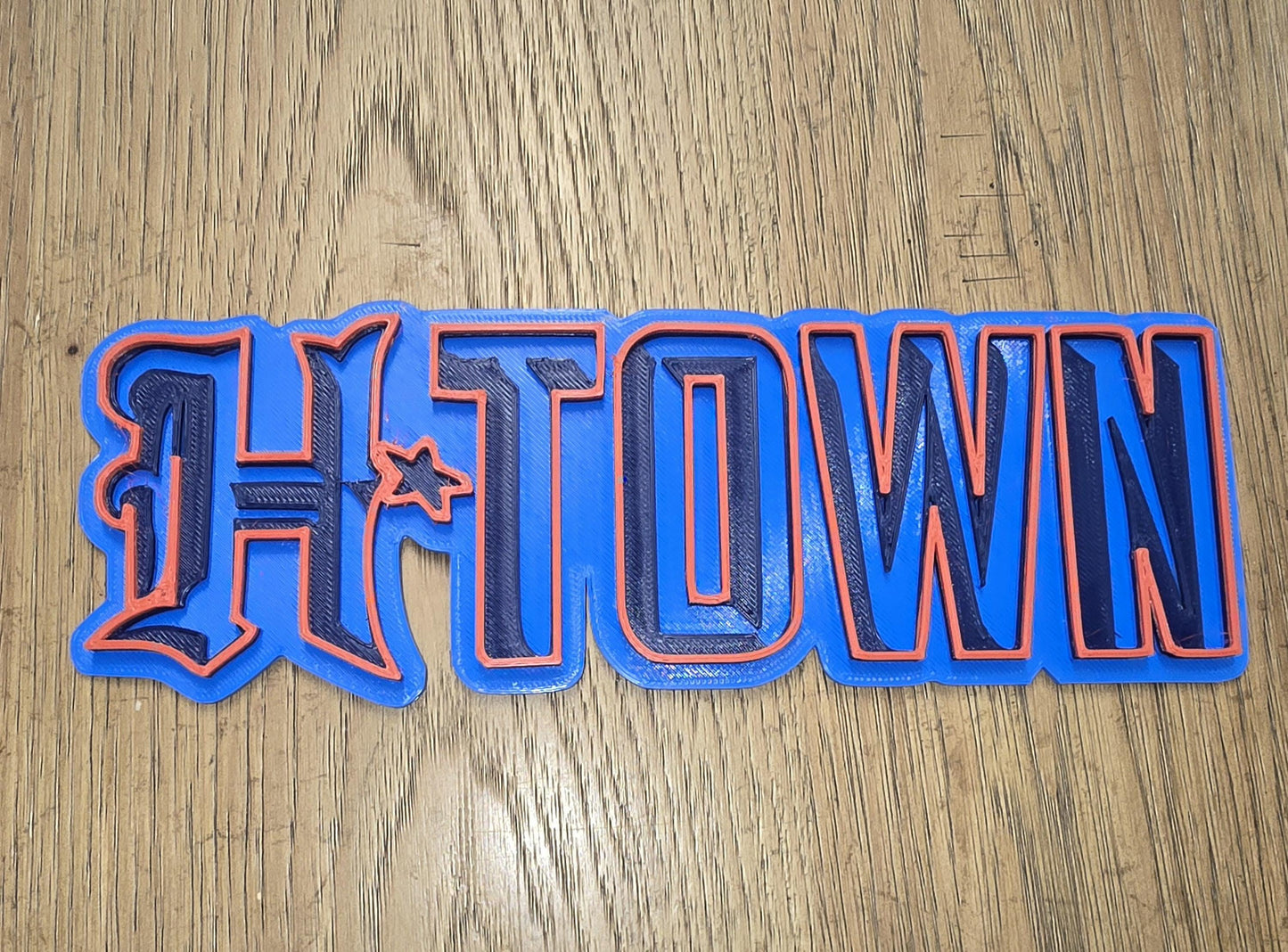 HTOWN Custom Houston ART - 3D Custom Wall Art