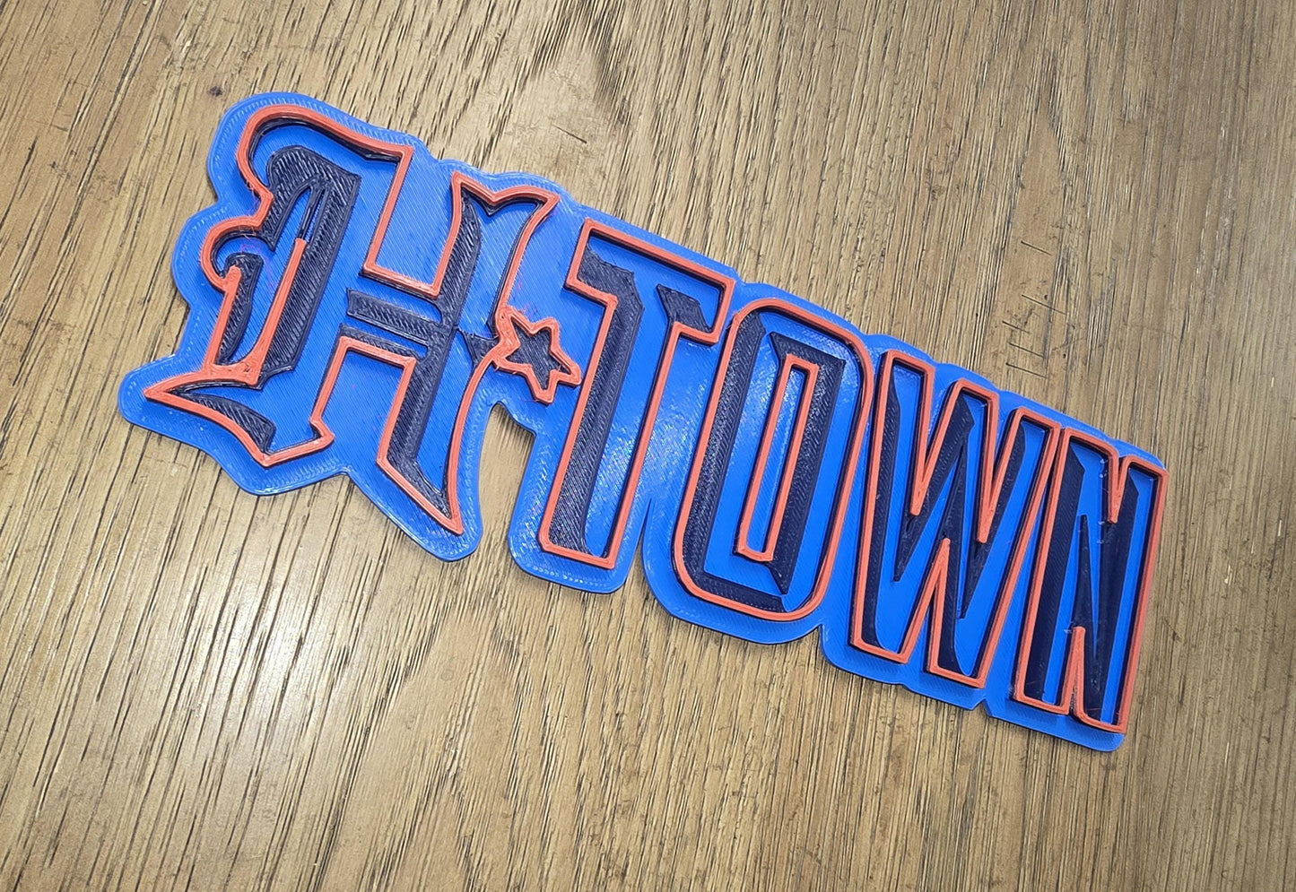 HTOWN Custom Houston ART - 3D Custom Wall Art