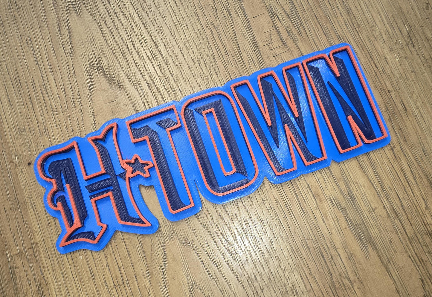 HTOWN Custom Houston ART - 3D Custom Wall Art