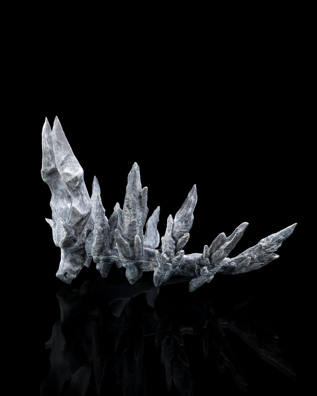 Dragon Head Crown Cosplay 3D Printed