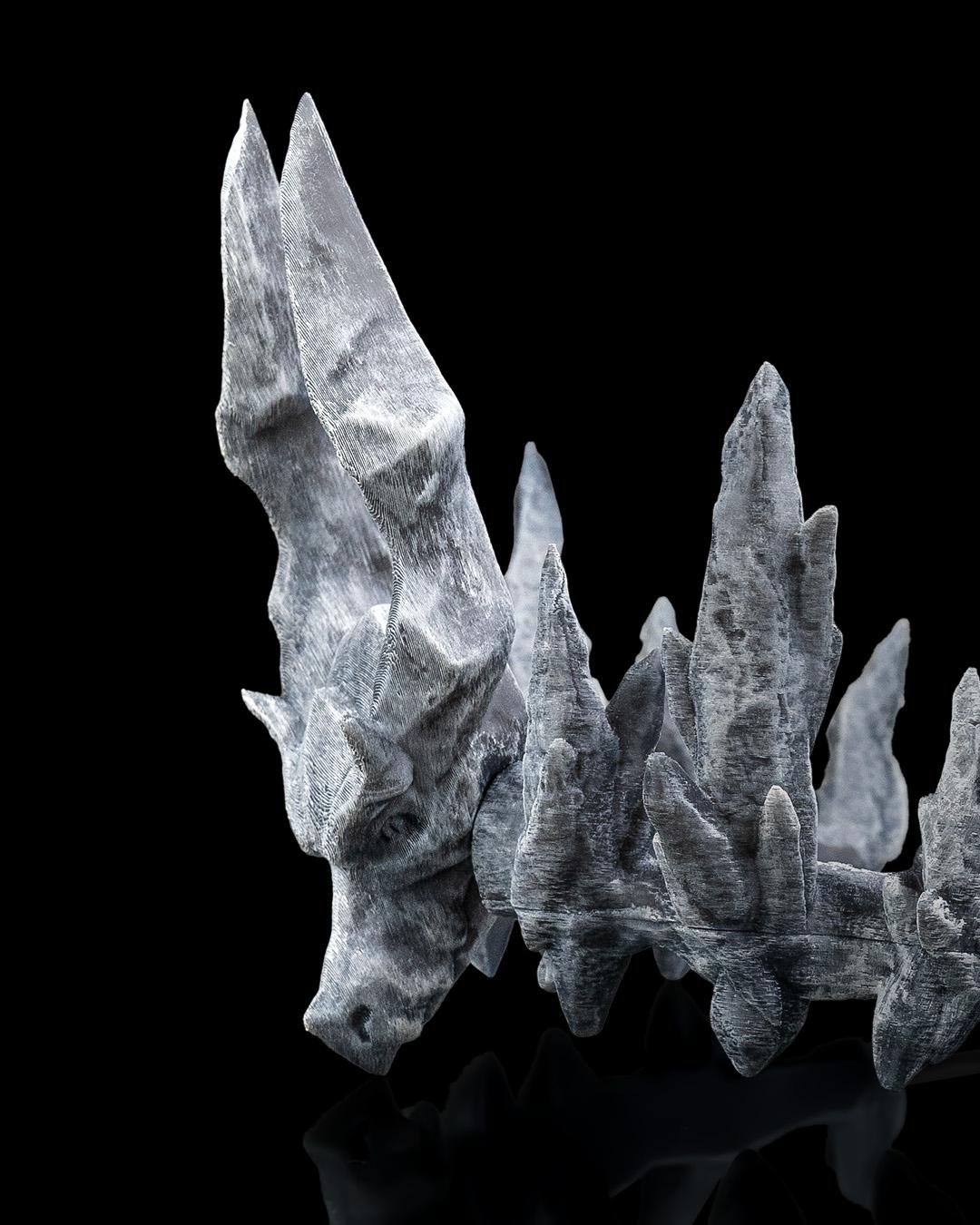 Dragon Head Crown Cosplay 3D Printed