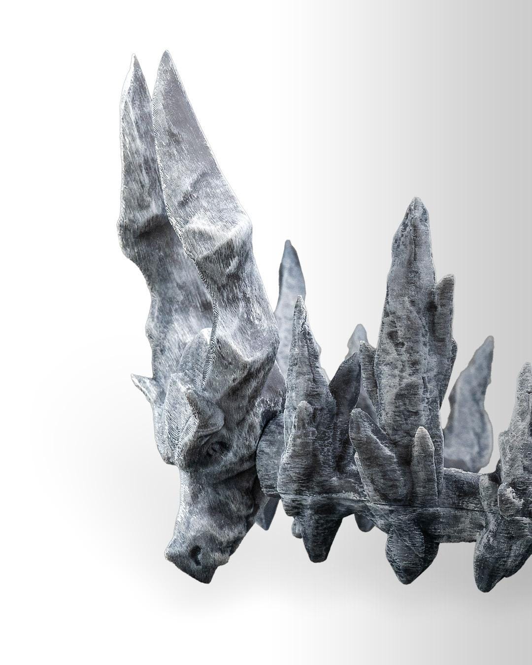 Dragon Head Crown Cosplay 3D Printed