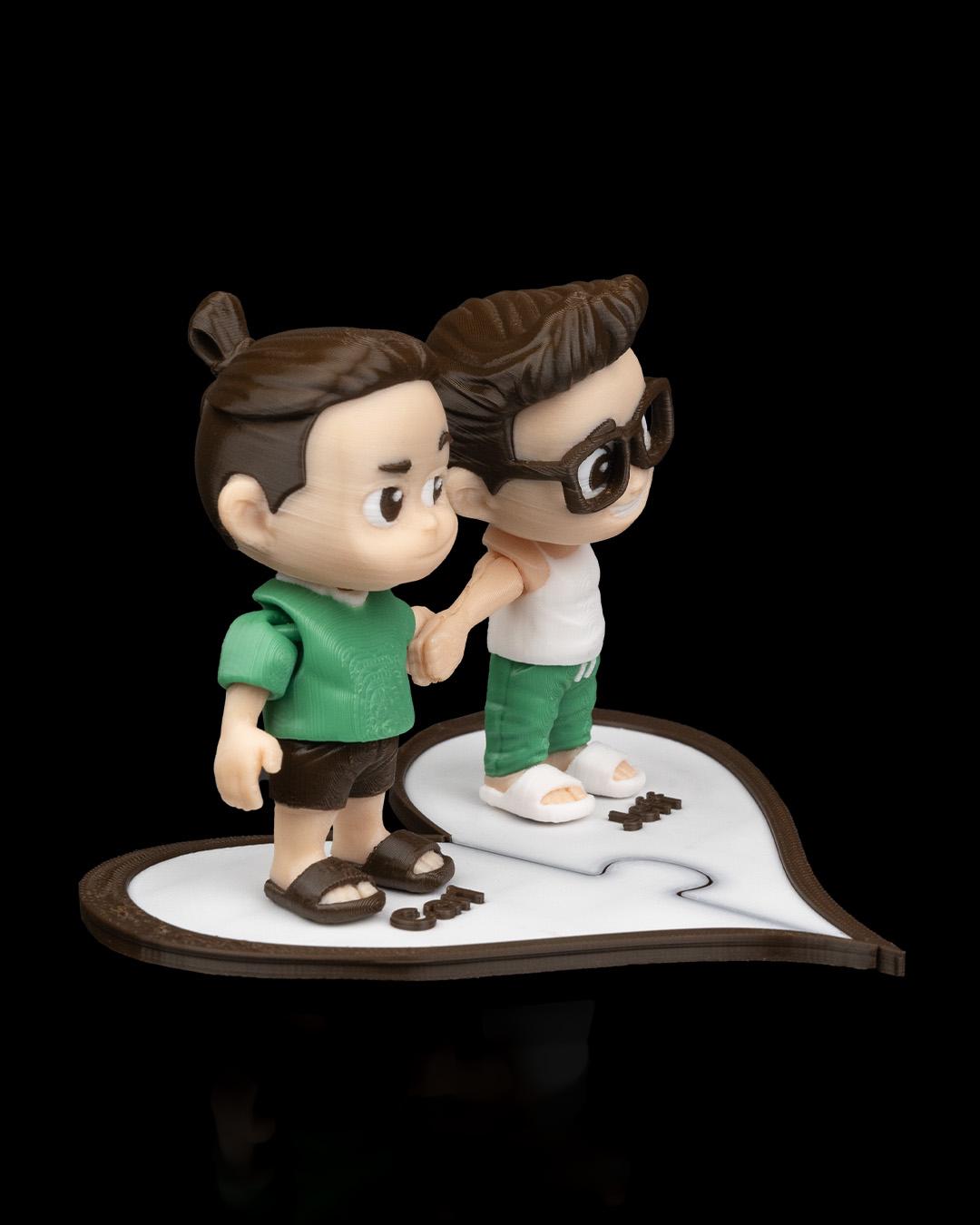Custom Avatar - Custom Mini Me 3D Printed Avatar – Personalized Figurine Based on Your Photo – Unique Gift
