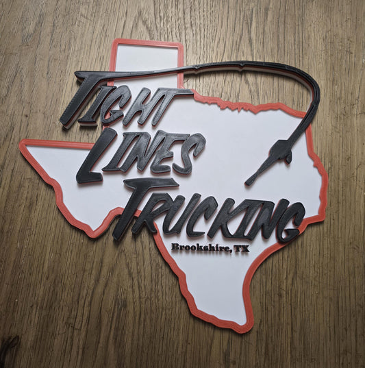 Custom Logo Art Bar Sign Logo Sign Wall Art Company Logo Wall Art 3D Printed