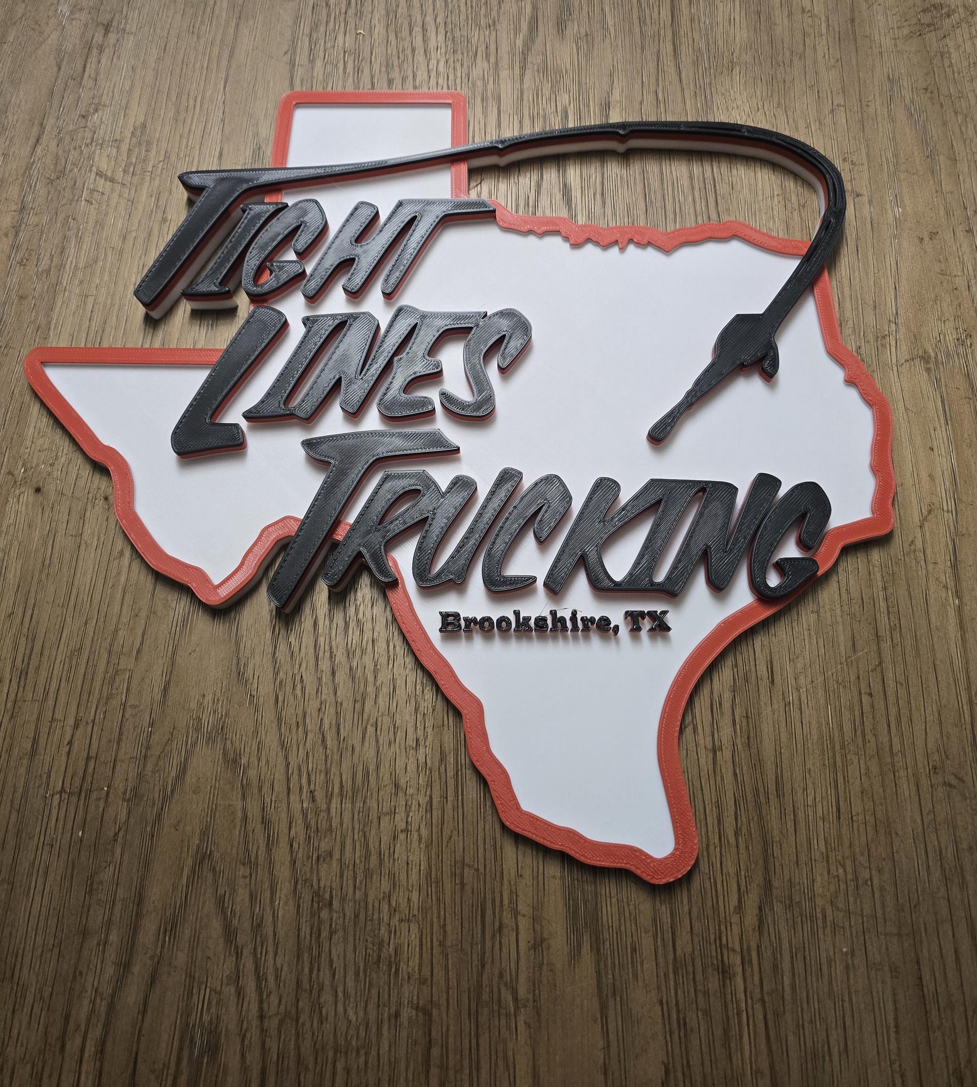 Custom Logo Art Bar Sign Logo Sign Wall Art Company Logo Wall Art 3D Printed