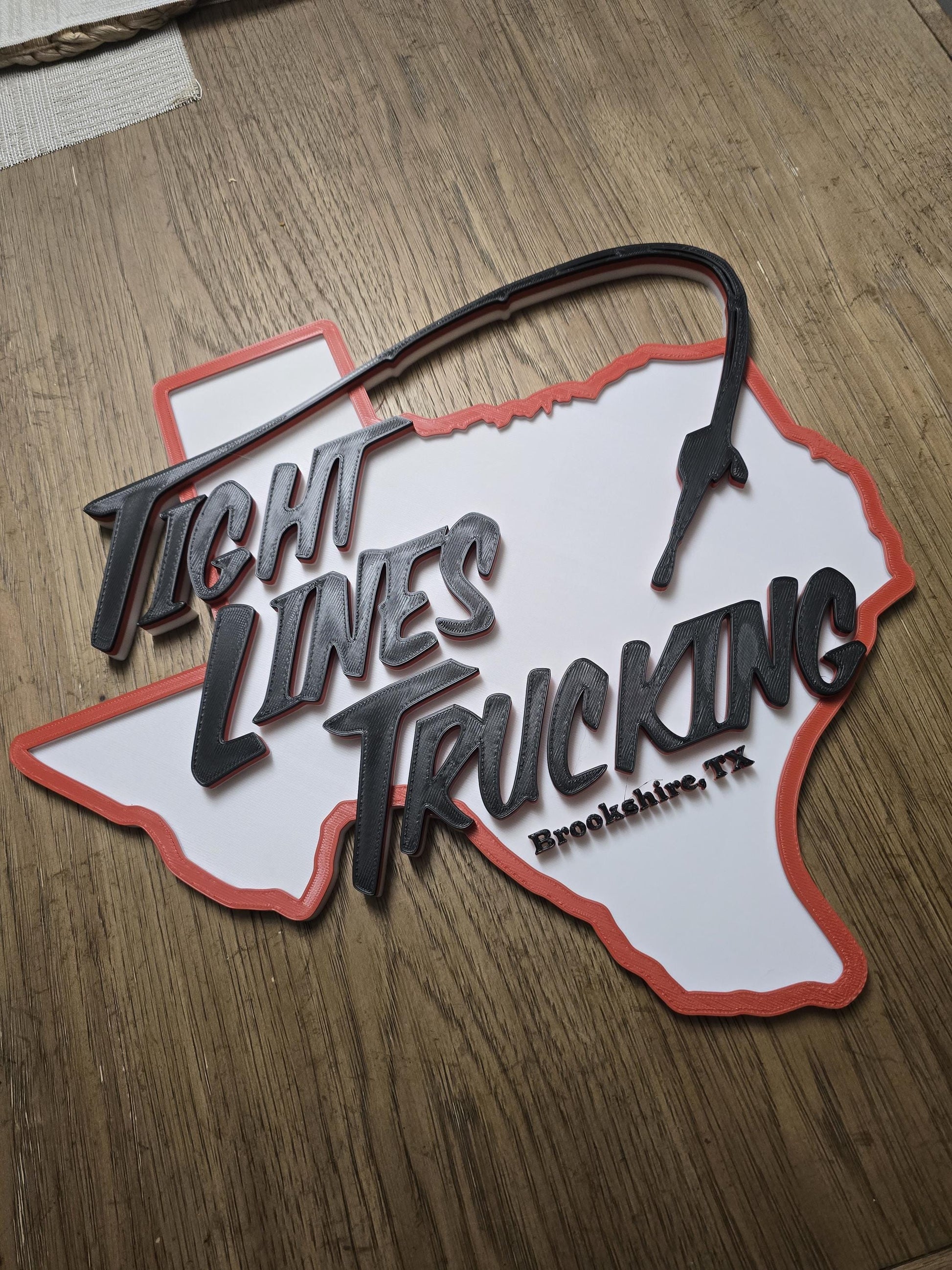 Custom Logo Art Bar Sign Logo Sign Wall Art Company Logo Wall Art 3D Printed