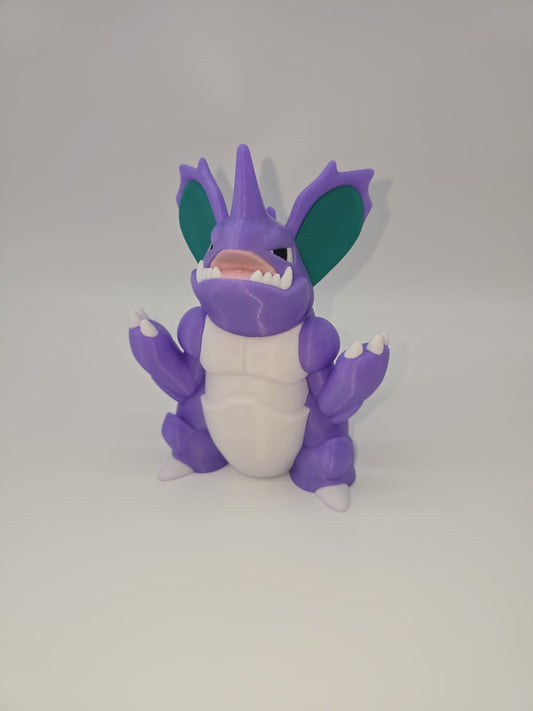 Nidoking 3D Printed