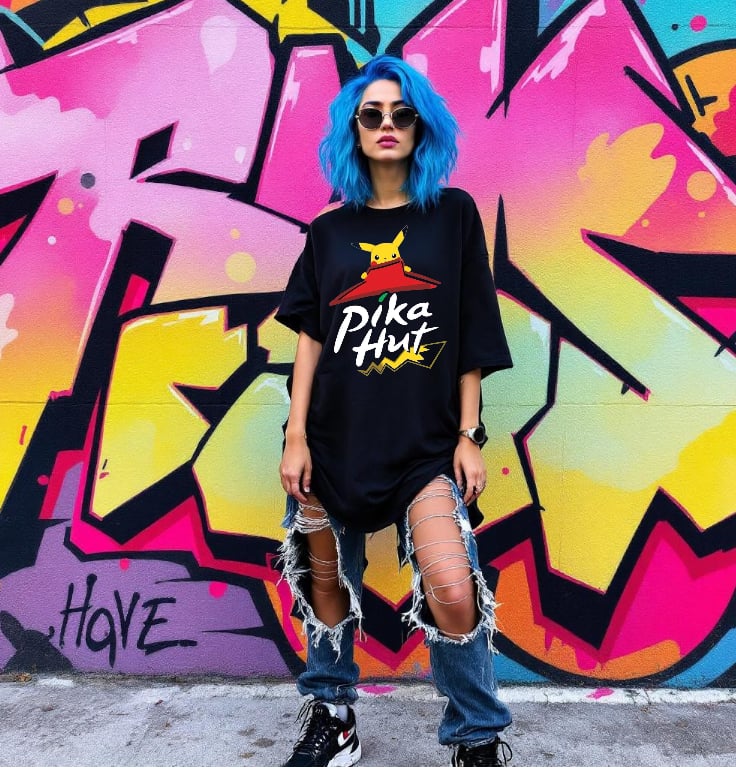 Poke' Pika Hut Pikachu Shirt