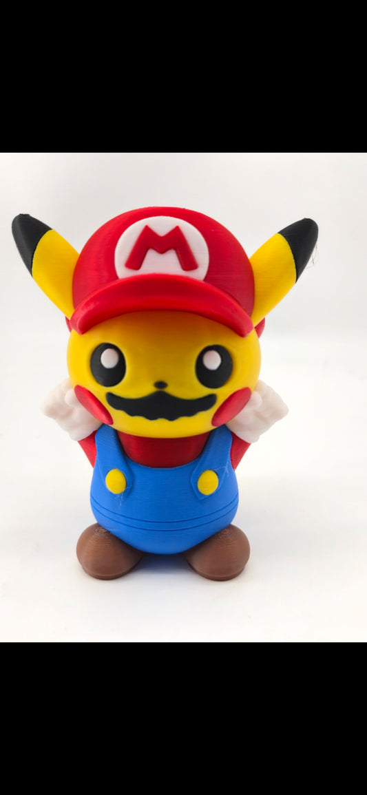 Poke x Mario 3D Printed