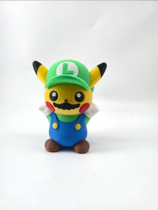 Poke x Luigi 3D Printed