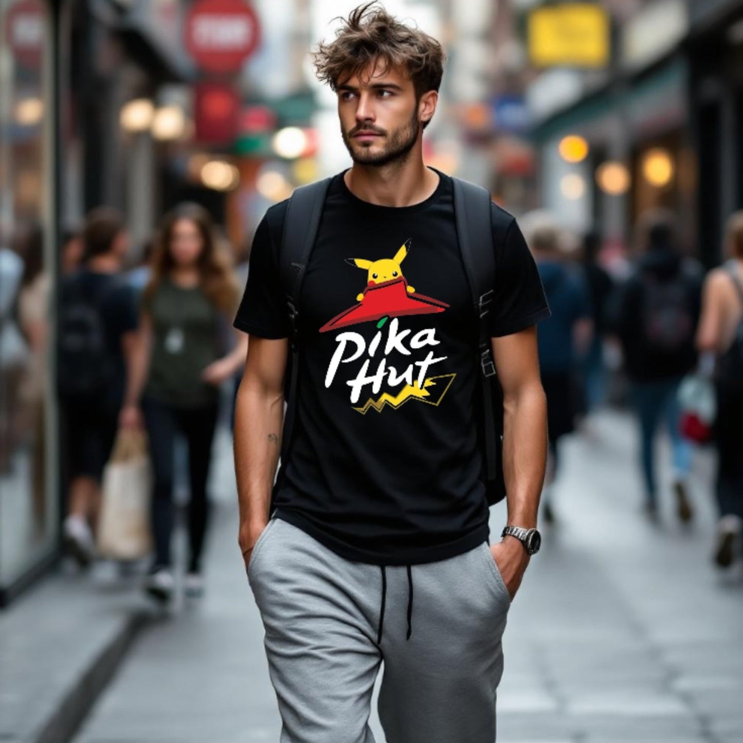 Poke' Pika Hut Pikachu Shirt