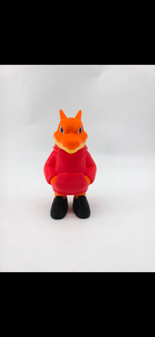 Poke x Char Hoodie 3D Printed